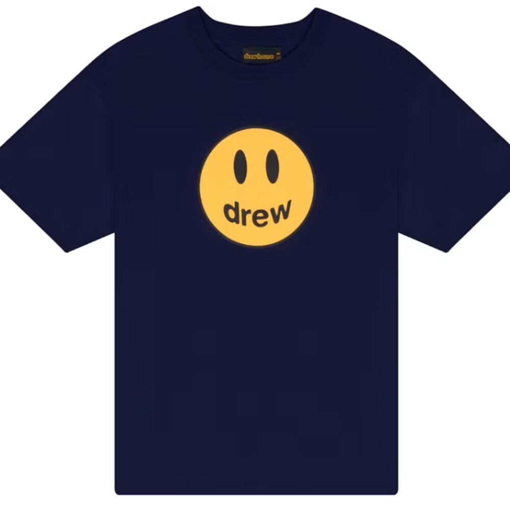Drew House Men's Blue and Navy T-shirt